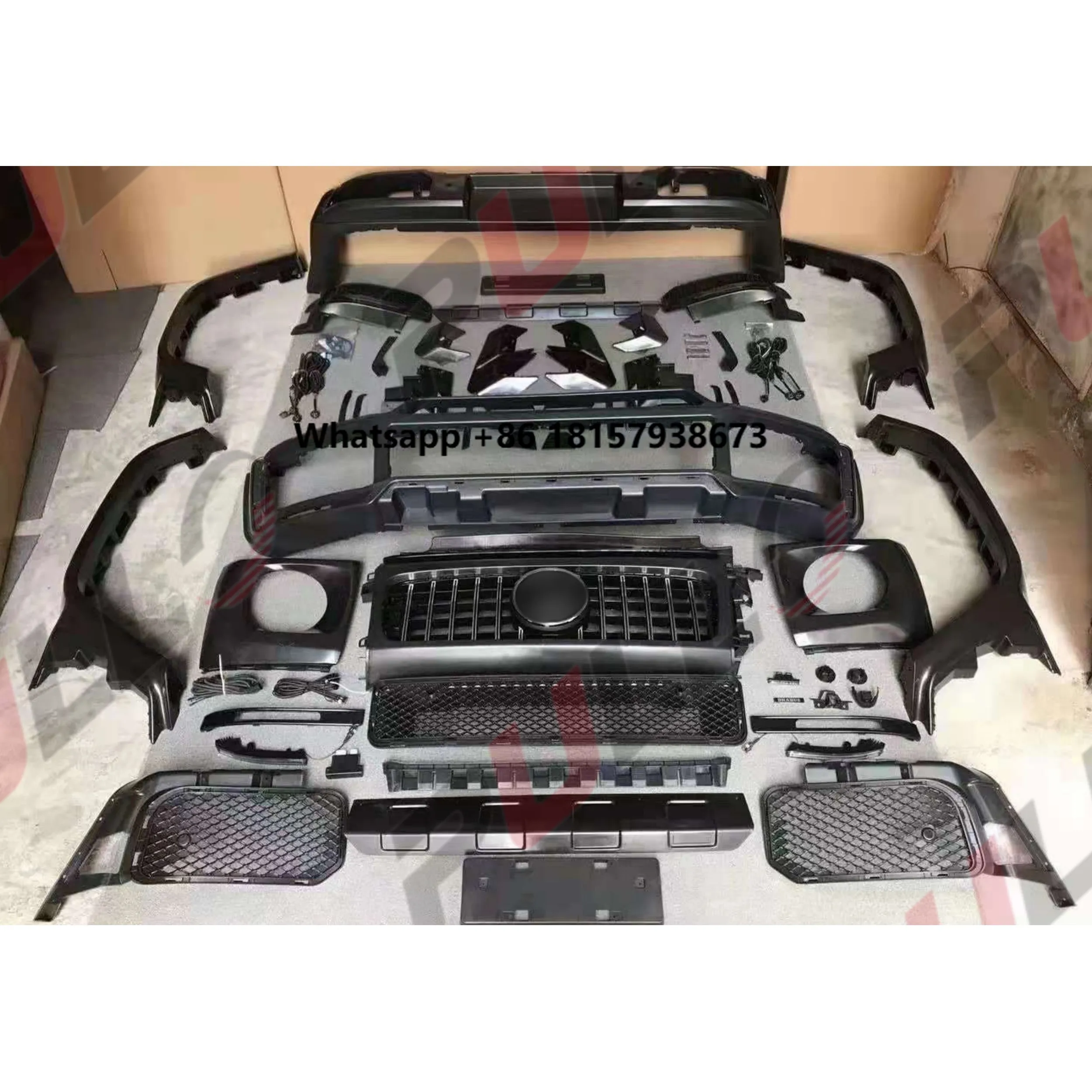 

Hot Selling Car Body Kit for Benz W464 G Class Upgrade to B Style Include Front and Rear Bimper Assembly with Grille