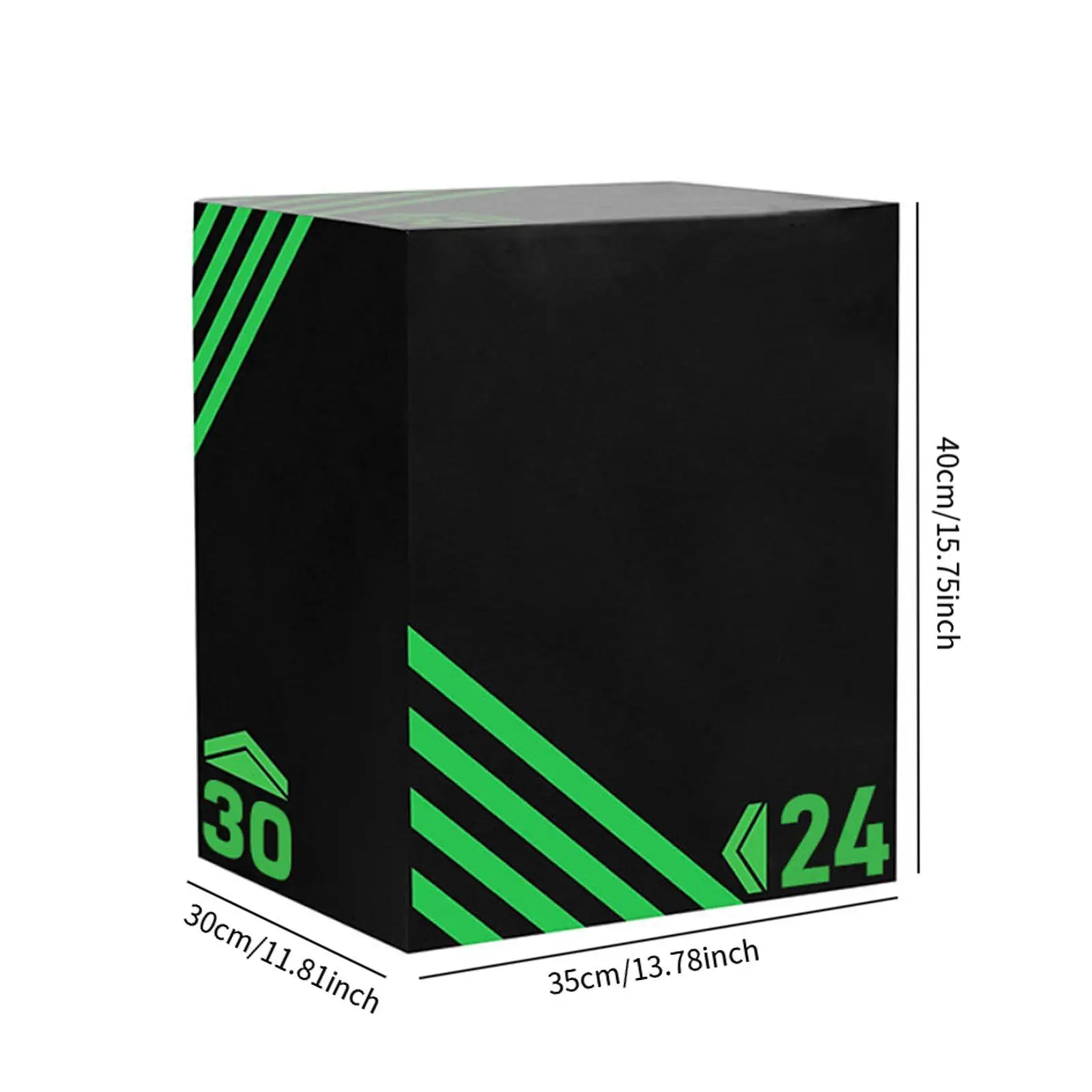 Portable 3 in 1 Plyo Box for Jump Squats Lunges Conditioning Fitness Training PVC Non Slip Design
