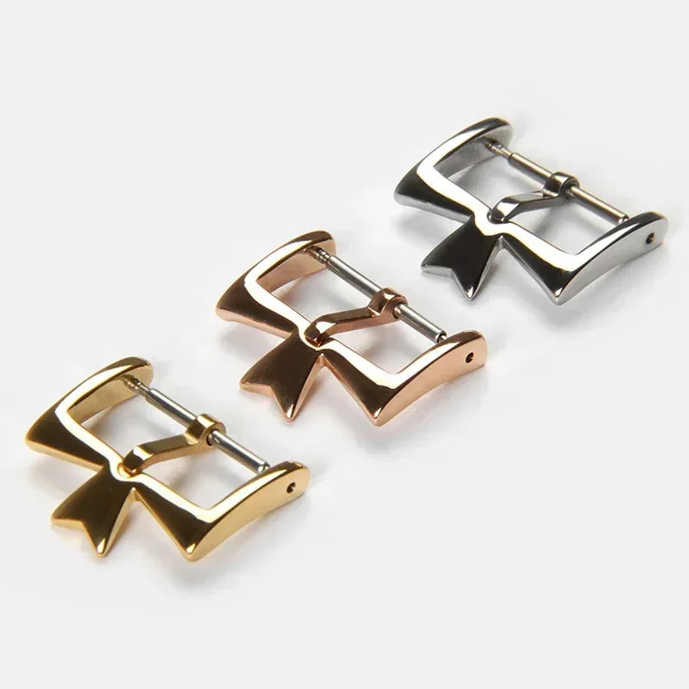 16 مللي متر 18 مللي متر 20 مللي متر ساعة المشبك ساعة اكسسوارات ل فاشيرون كونستانتين الفولاذ المقاوم للصدأ فضي الذهبي ارتفع الذهب دبوس المشبك مشبك