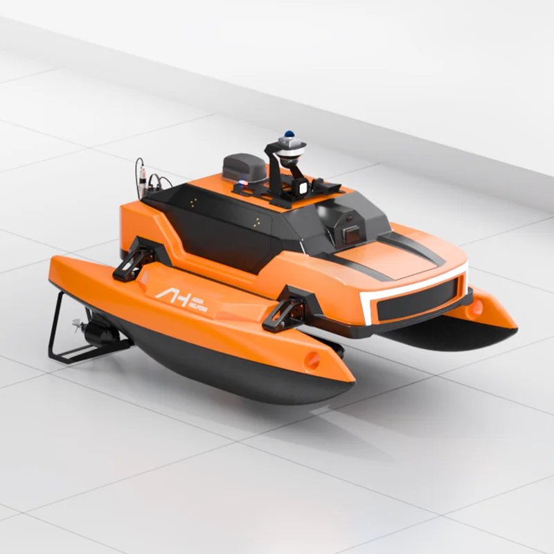 Intelligent USV with Underwater ROV for Water Quality