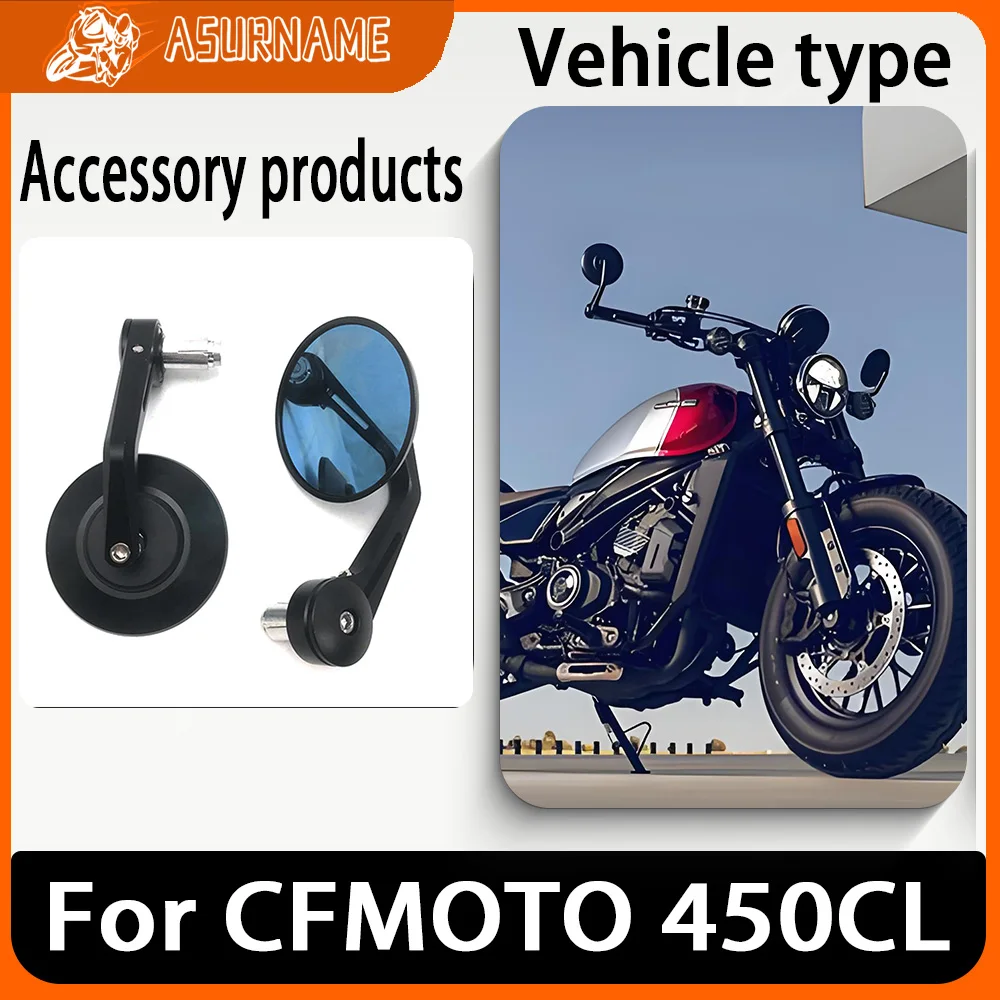 

FOR CFMOTO 450CL 450 CL Motorcycle Rearview Mirror Handlebars Rearview Mirror Retro Handlebars Side Mirror Accessories