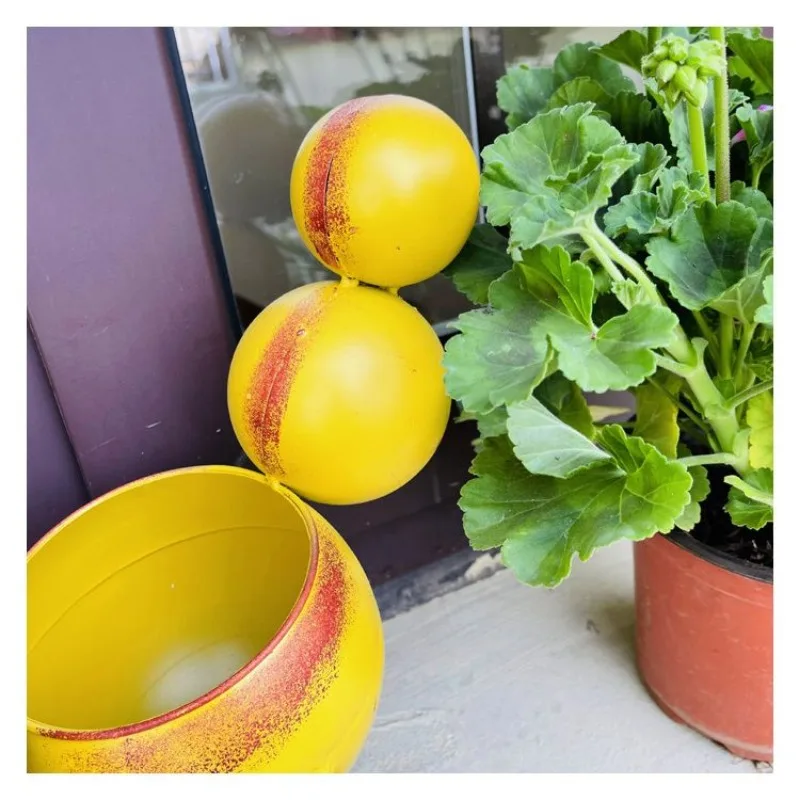 Американский кантри Ретро Железная гусеница Маленький цветочный горшок Крытый Открытый сад Балкон Украшение двора Цветочное украшение