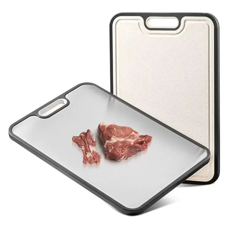 Double-sided titanium cutting board Antibacterial and mildew-proof kitchen board made of polypropylene for cutting boards