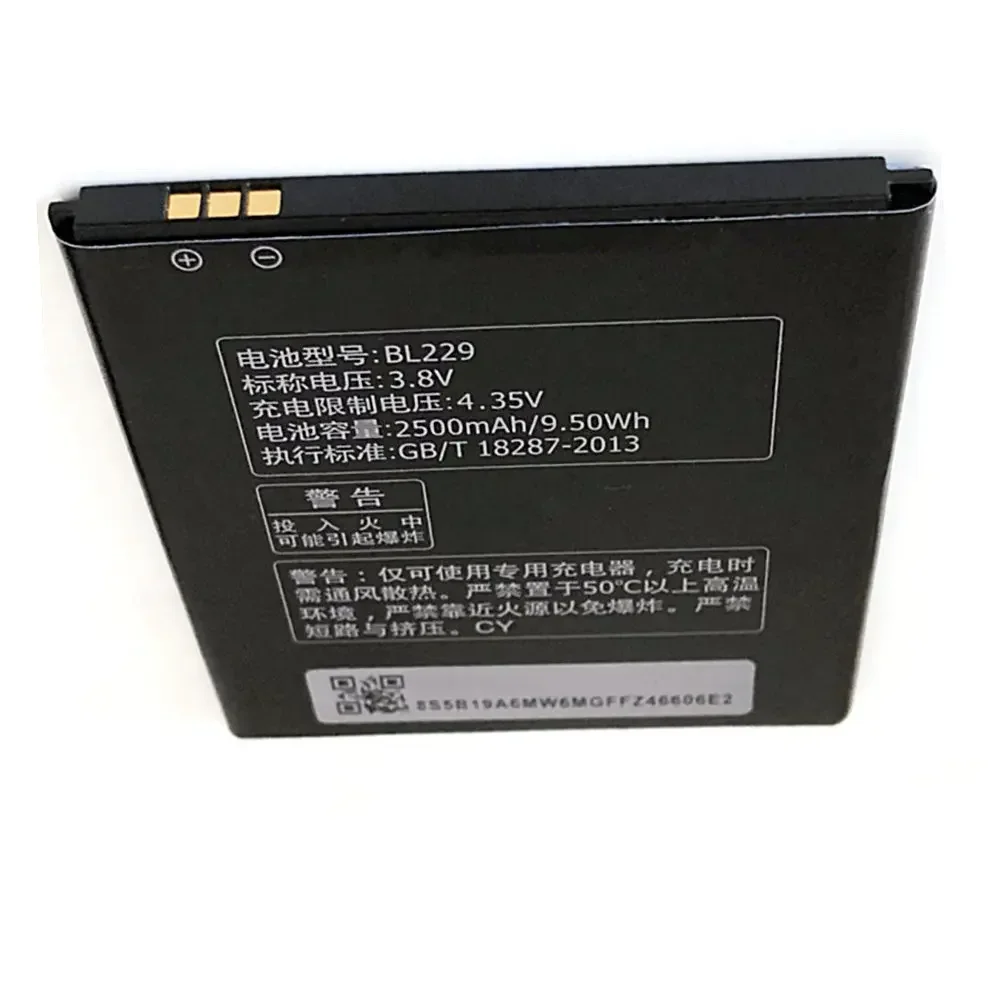 BL229  battery 2500mah  for Lenovo A8 A 8 A806 A808T Cellphone batteries