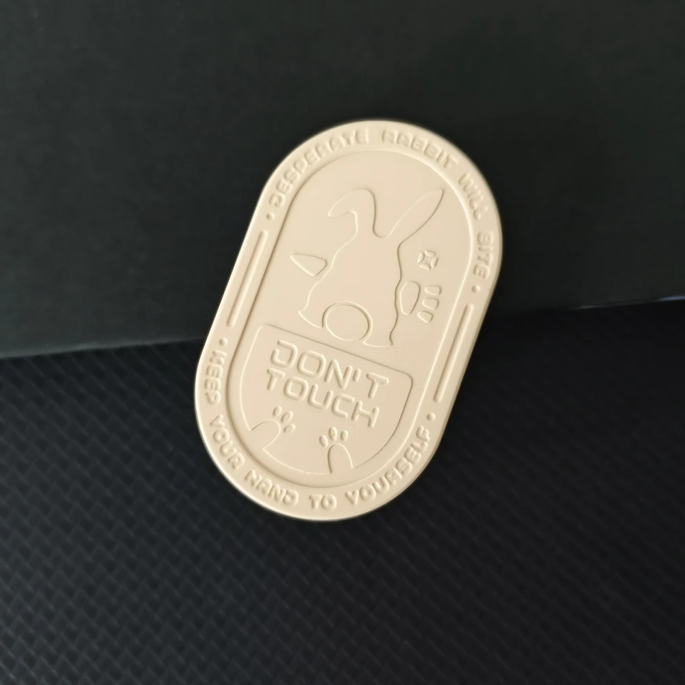 Coelho EDC PEEK gira esquerda e direita 360 °   Multi Orbita Mecânica DingDing Push Slider Juguetes Antiestrés Cool Gadget