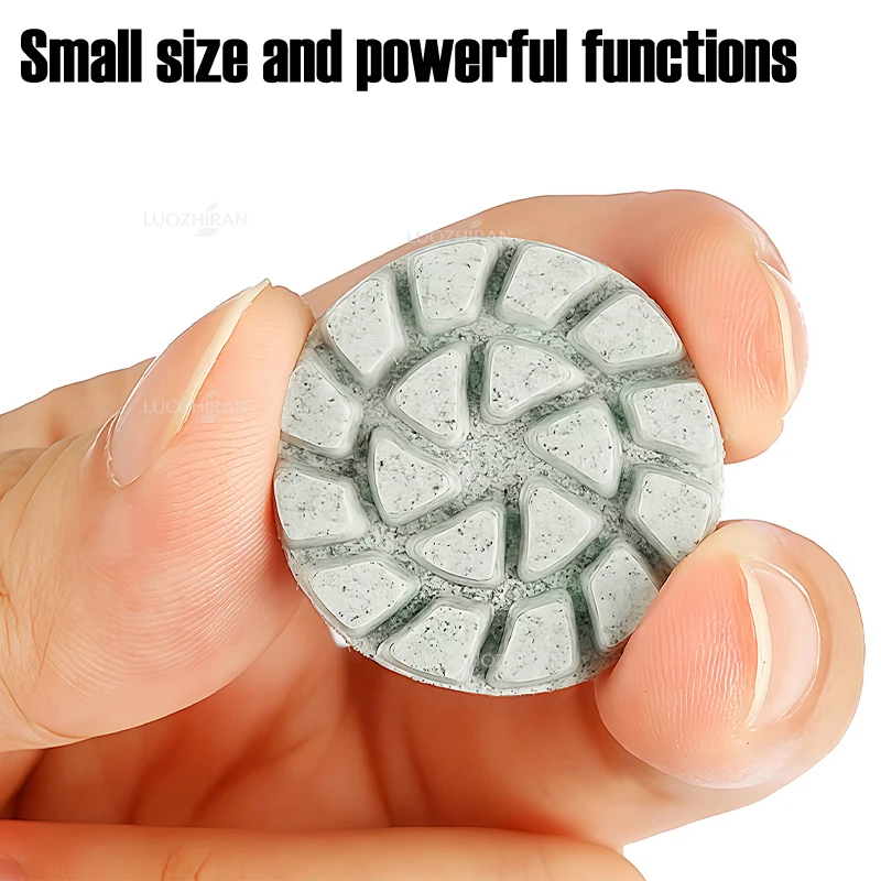25 mm Diamant-Polierpads, 1 Zoll Nass-Trocken-Schleifscheiben für Stein, Jade, Granit, Marmor, Schleifklinge, Elektrowerkzeug-Zubehör – Detail 6