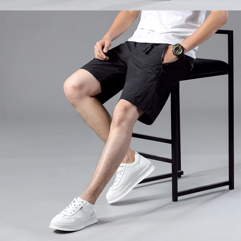 Outdoor tooling shorts five-point pants loose casual large pocket functional pants sweatpants gym shorts