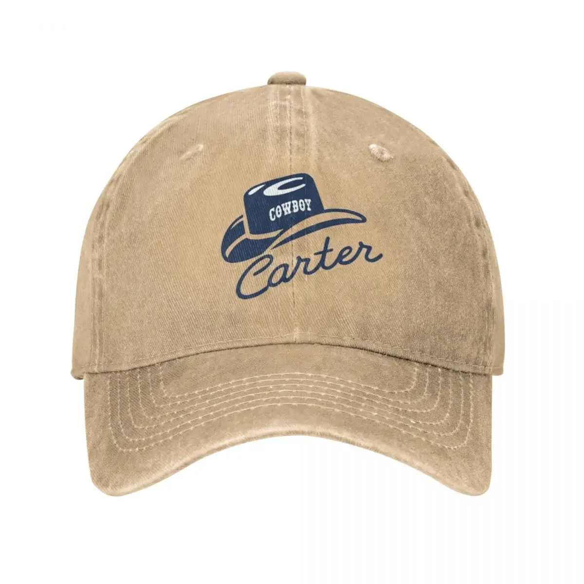 Blue Cowboy Carter 2024 New Denim Washed Baseball Cap For Men Classic Retro Snapback Caps Mens Spring And Summer Dad Hats