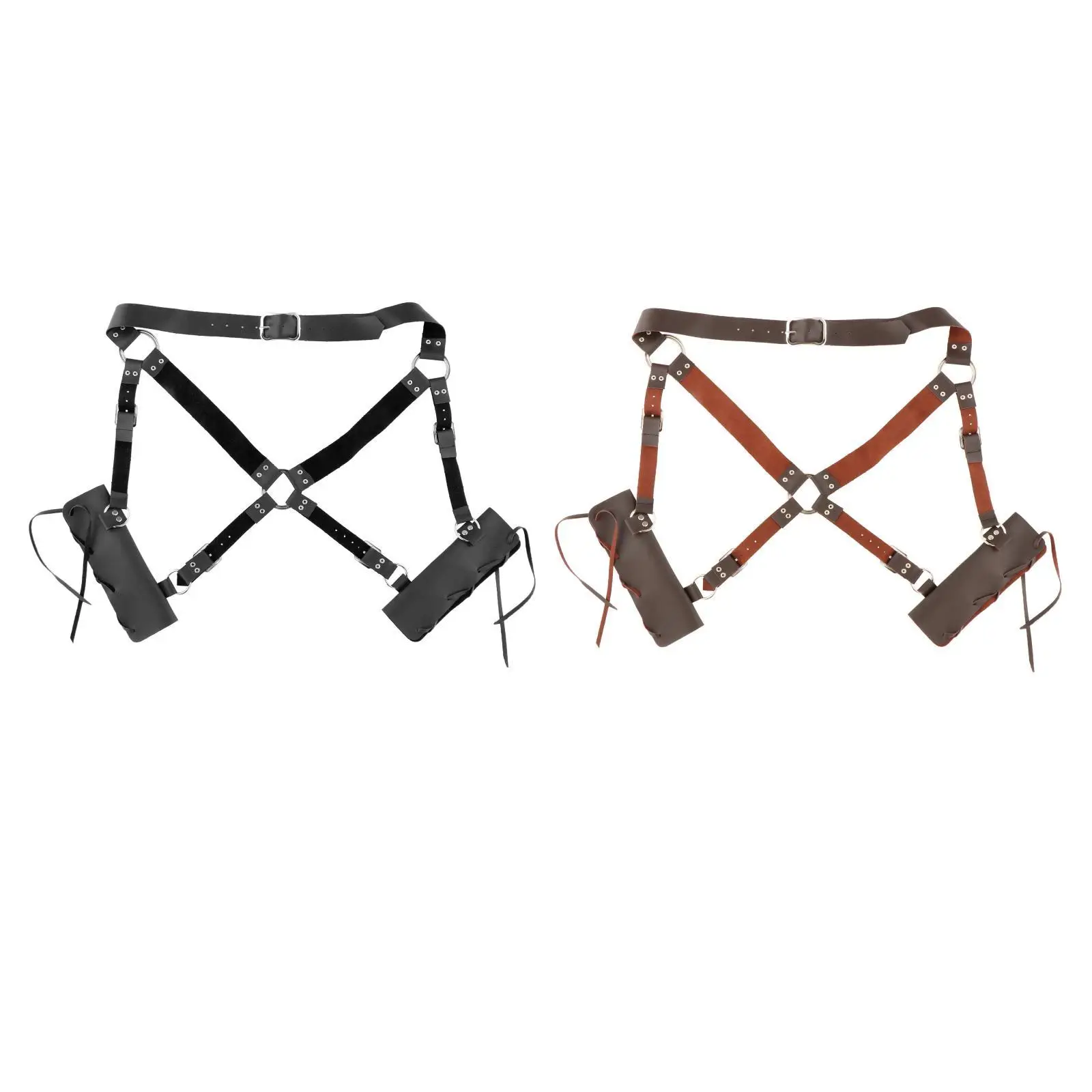 Funda para espada medieval, soporte para vaina, funda de cintura de cuero PU, para jugar a disfraz animado