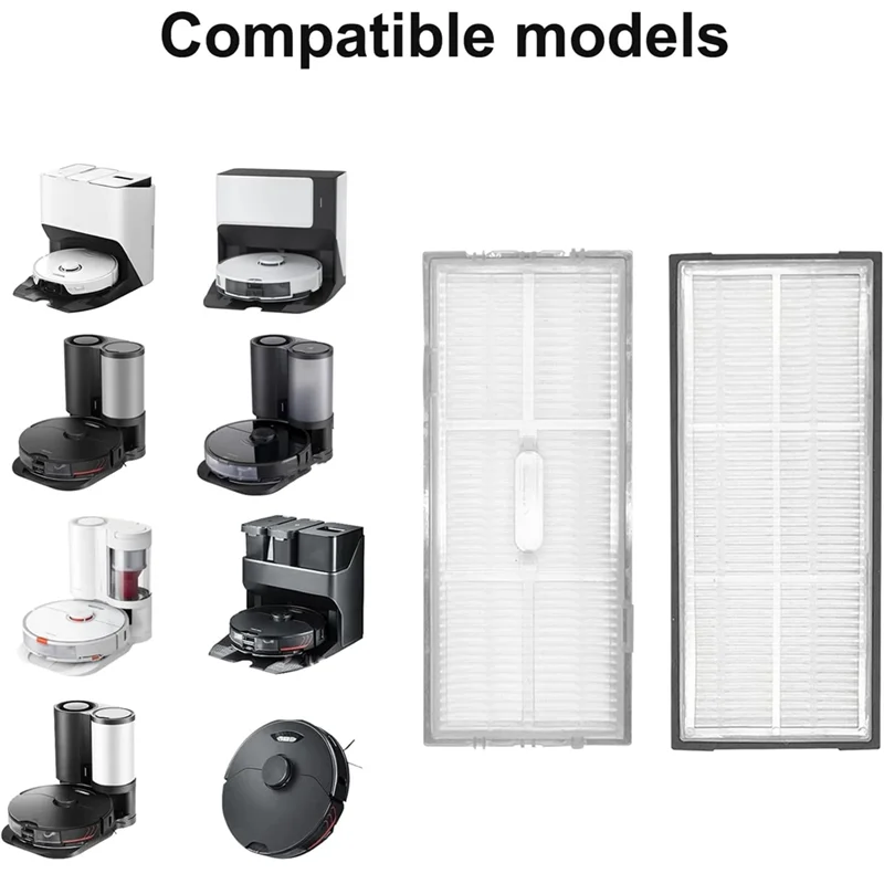 Filter ABZA-Hepa untuk Roborock S8/S8 +/S8 Pro Ultra/S7/S7 Maxv/S7 Maxv Ultra/S7 Max Ultra/S7 Pro Suku Cadang Vakum Ultra
