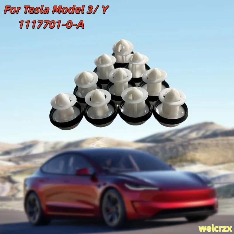 NEW 1117701-00-A For Tesla Model 3/Y Fender Wheel Eyebrow Trim Buckle Fixing Clip Protective Plate Underbrow Skirt Accessories