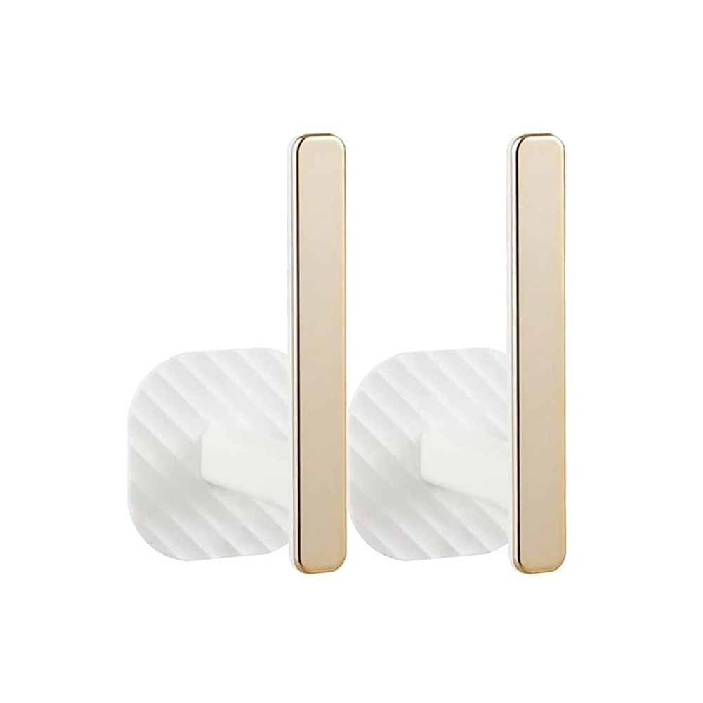 Minimalist Curtain Holders Bathroom Wall Hooks Multi-Purpose Usage Reliable Curtain Support Space-Saving Design