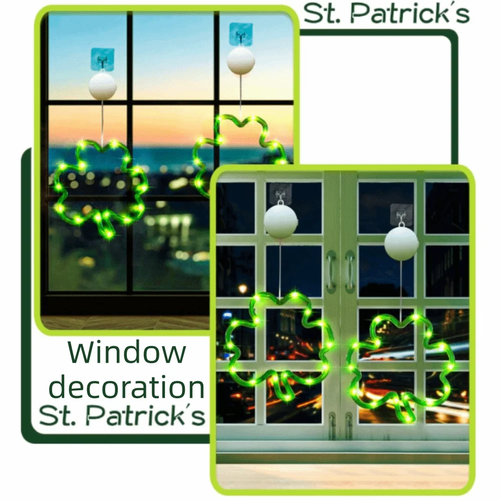 

Bright Warm Lamp LED Neon Light Battery Powered Long-Lasting Clover Neon Lights Premium Quality USB Powered Lucky Goddess