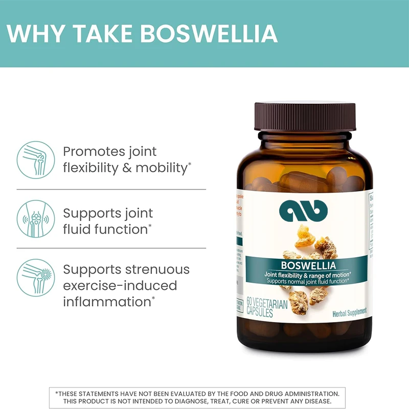 

Boswellia, Joint support for mobility and flexibility, promoting tissue preservation, 60 capsules