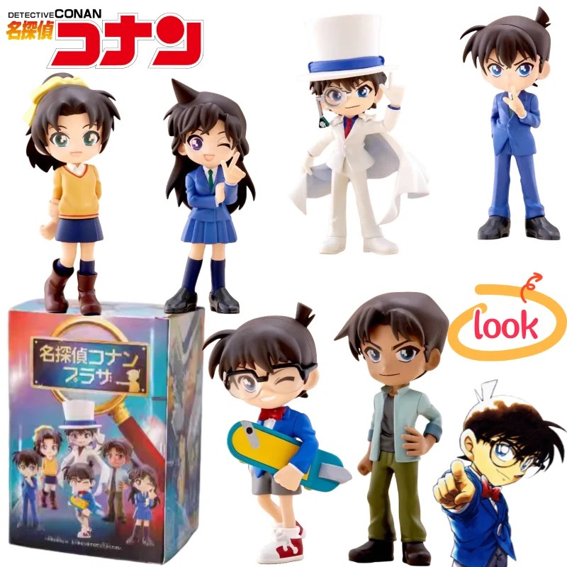 

Детектив Конан Конан Эдогава Кудо Шиничи Рэйчел Мур фигурка слепая коробка креативная высококачественная аниме периферийная модель орнамент