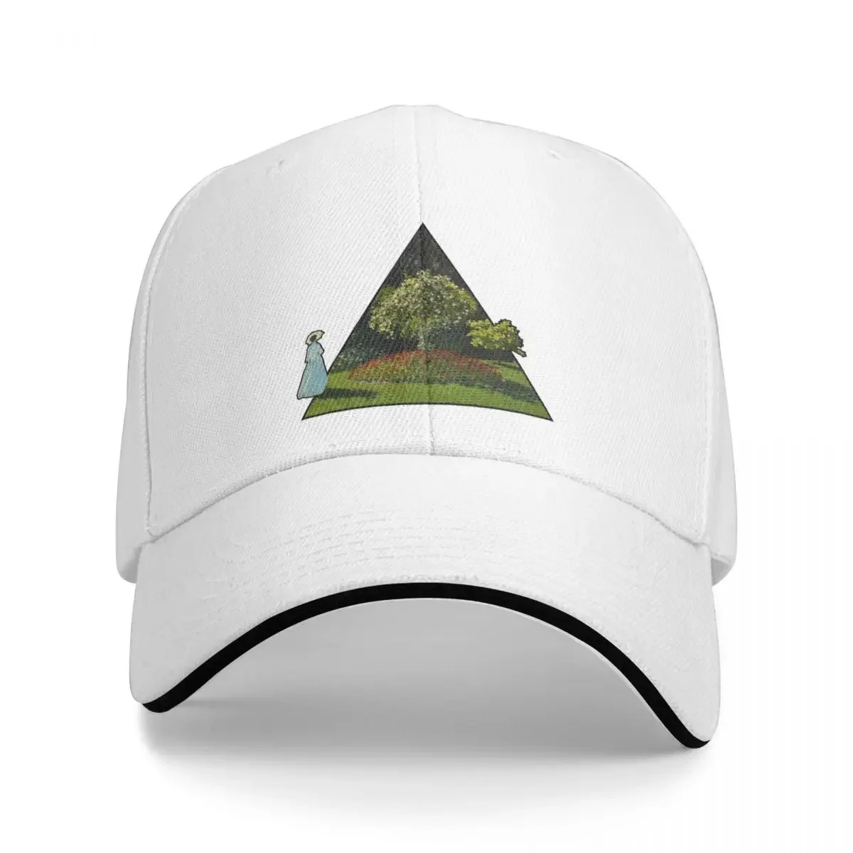 Woman in the garden Claude Monet Minimalist Triangle Cap Baseball Cap icon trucker cap designer man hat Women's