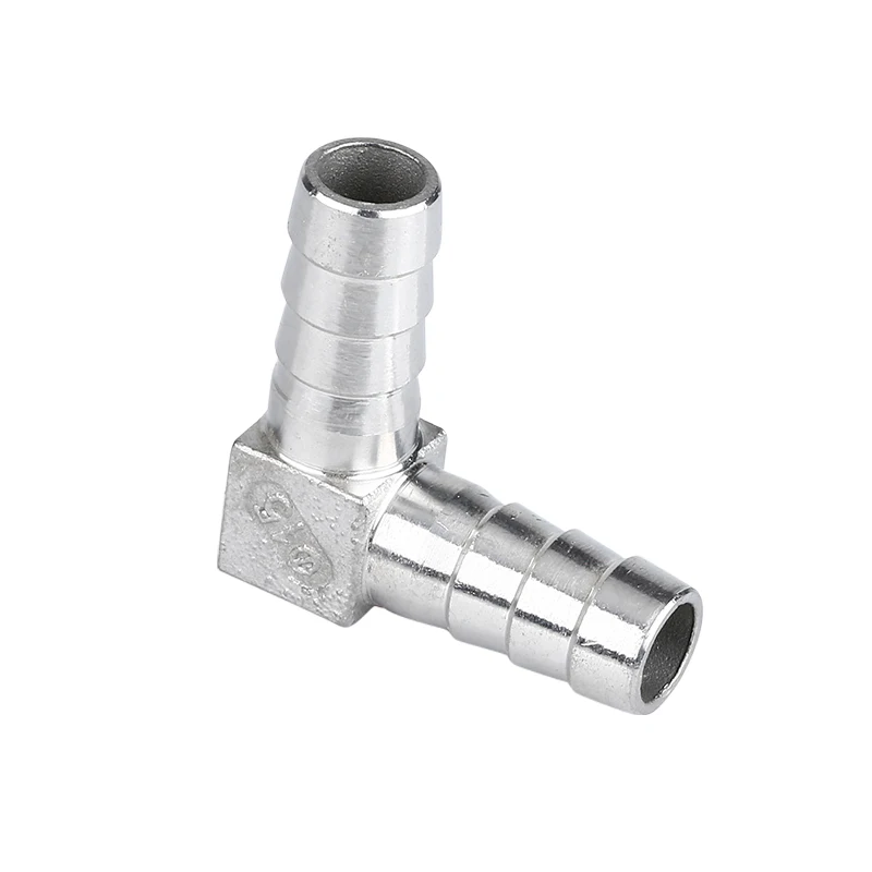 

8mm-25mm Hose Barb 304 Stainless Steel Elbow Barbed Pipe Fitting Coupler Connector Adapter For Fuel Gas Water