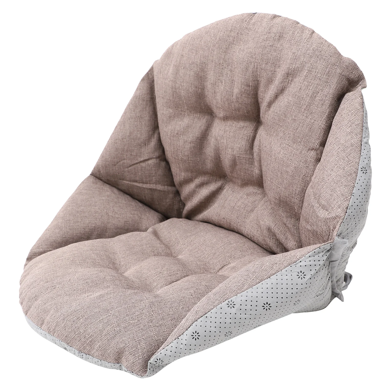 

Thicken Brown Back Cushion Winter Seat Pad Warmer Comfortable Breathable Easy Clean for Home Office Living Room