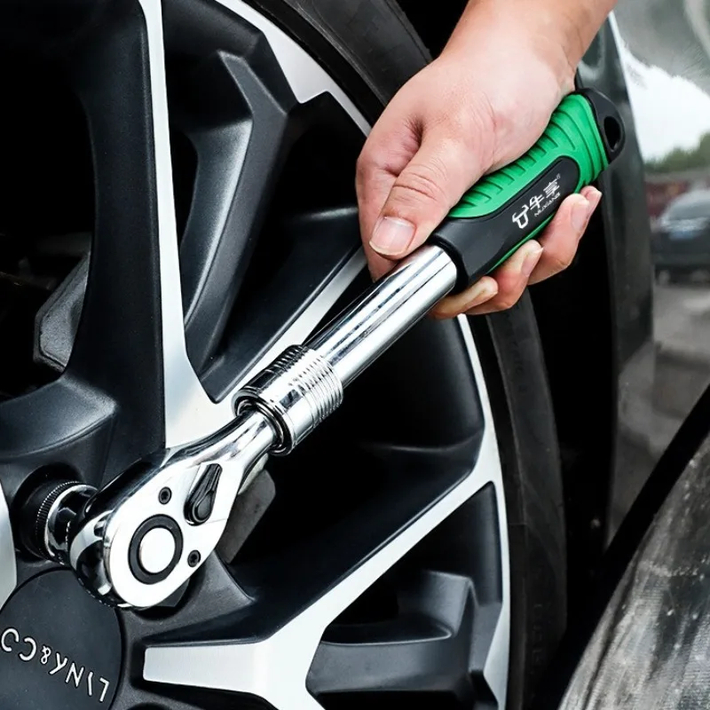 

Выдвижной удлиненный ключ с храповым механизмом, профессиональный электрик, ключ для домашнего обслуживания, ручные инструменты для ремонта автомобилей и мотоциклов