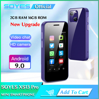 SOYES XS13 Pro Mini Android9.0 Smart Phone 2.5 Inch Display 2GB RAM 16GB ROM Dual SIM Standby Play Store WhatsAPP 3G Small Phone