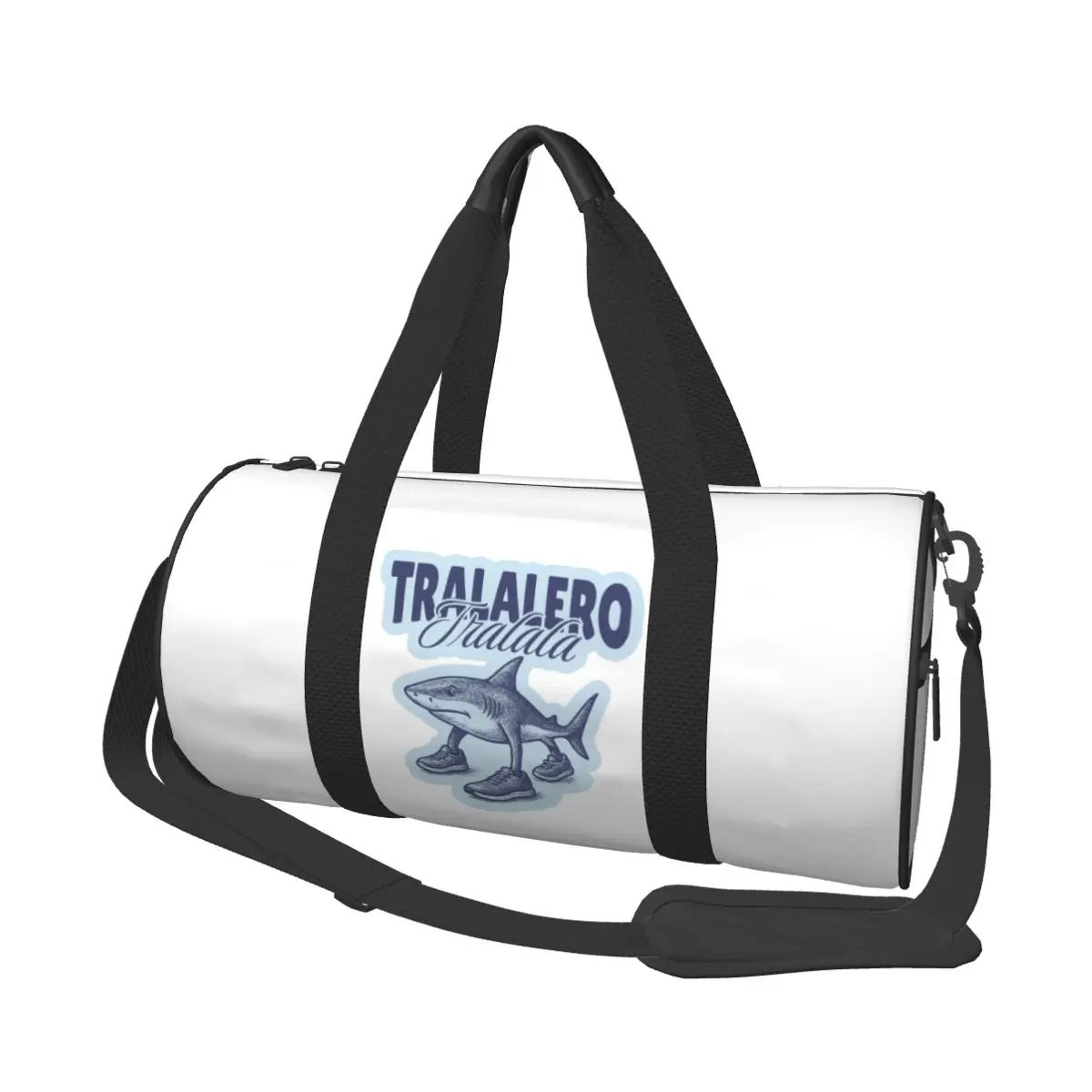 

Tralalero Tralala Shark Italian Brainrot Large Duffle Gym Bag Waterproof Duffle Travel Bags Handbags Fitness bag