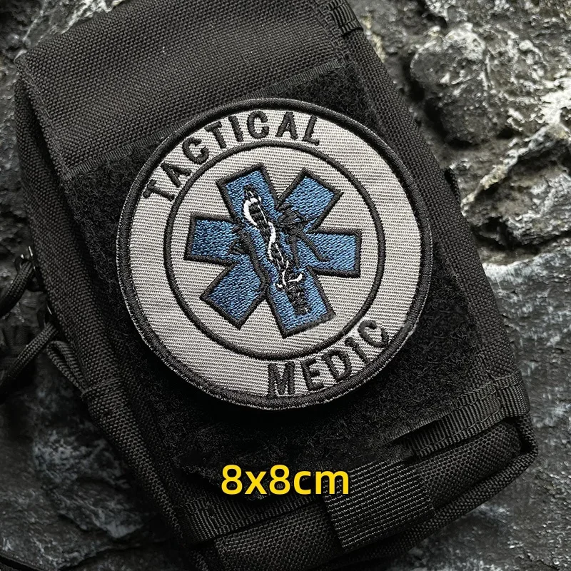 MEDIC TACTICAL Medical Hook & loop patch Military MP5 Operator Morale Badge Outdoor zaino decorazione Sticker Armband