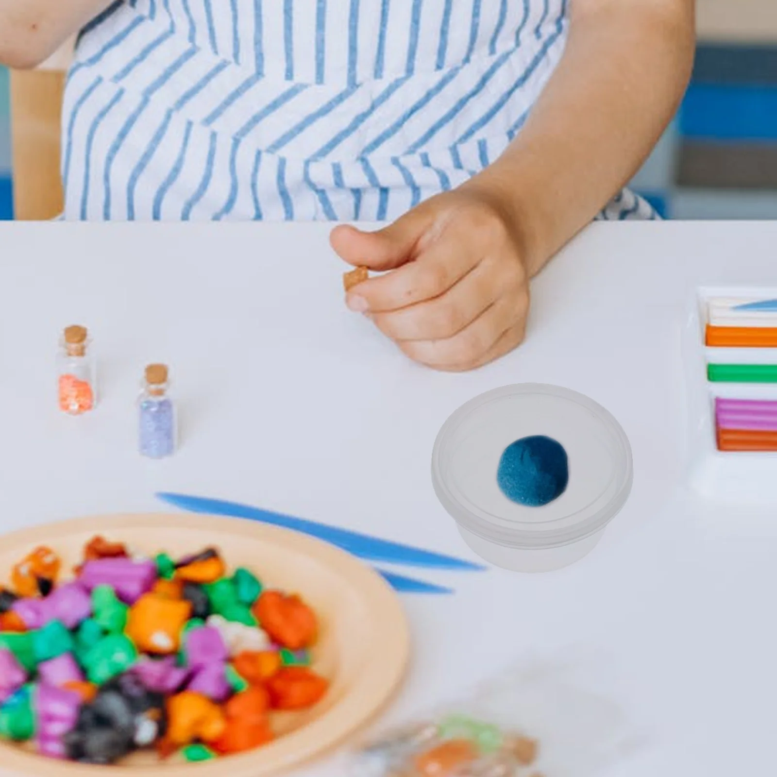 

20Pcs High-Quality Plasticine Storage Container for Small Items and Art Supplies Plasticine Storage Box Plastic Case