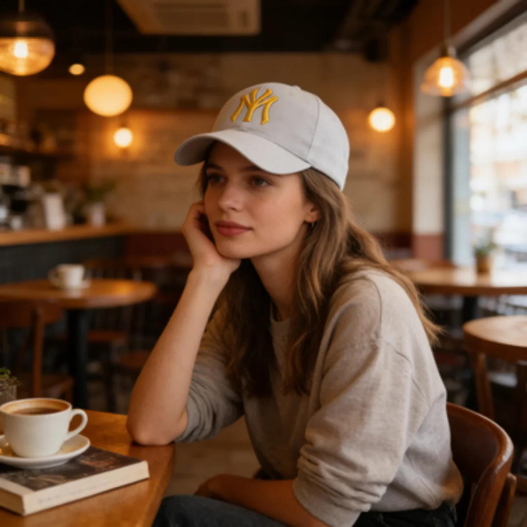 Unisex Baseballkappe mit NY-Buchstaben-Stickerei, Verstellbare Baumwoll-Dad-Mütze, Lässige Sonnenschutz-Schirmmütze für Männer und Frauen, Streetwear Sport – Detail 25