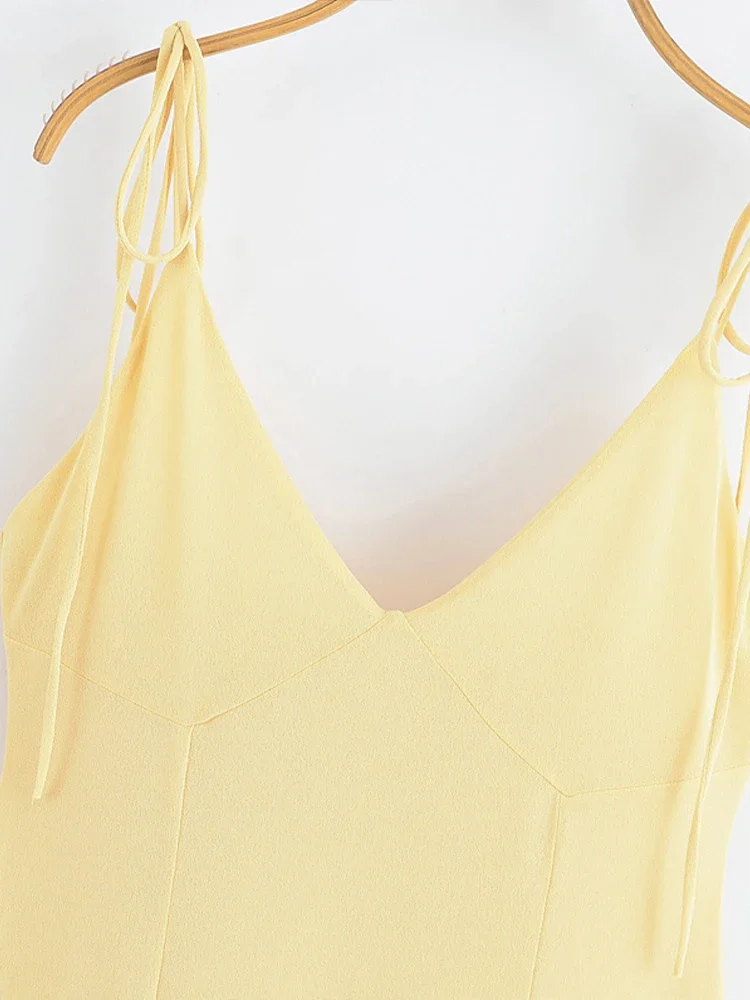 FDEY     النمط الأوروبي والأمريكي الصيف الملابس النسائية الجديدة مزاجه ضئيلة الأزياء الطبقات الديكور الخامس الرقبة فستان ميدي