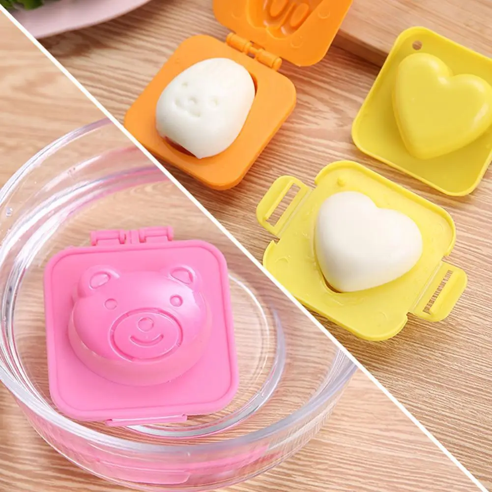 1PC Cartoon Cute Boil Egg Mold Sushi Rice Decorating Ball Cake Mold, strumento per decorare il riso stampo accessori per stampi fondente Be X8K0