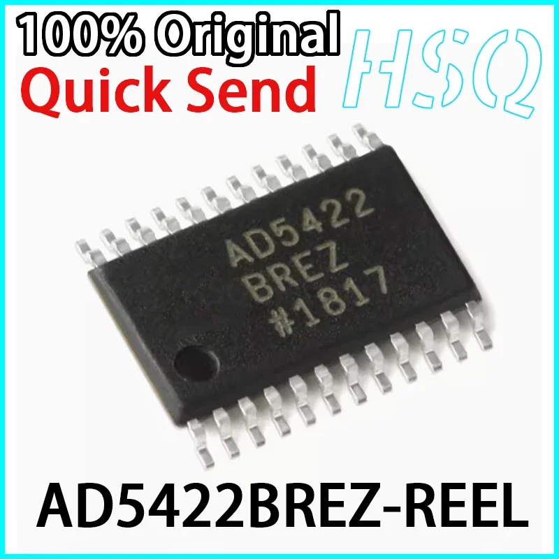 2PCS Original AD5422BREZ-REEL AD5422 TSSOP-24 16 Bit Analog-to-digital Converter Brand New in Stock