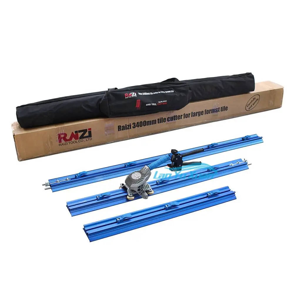 Raizi HevyCut Slim Tile Cutter 3200 Mm 3400mm Large Format Tiles Slab Manual Porcelain Ceramic 