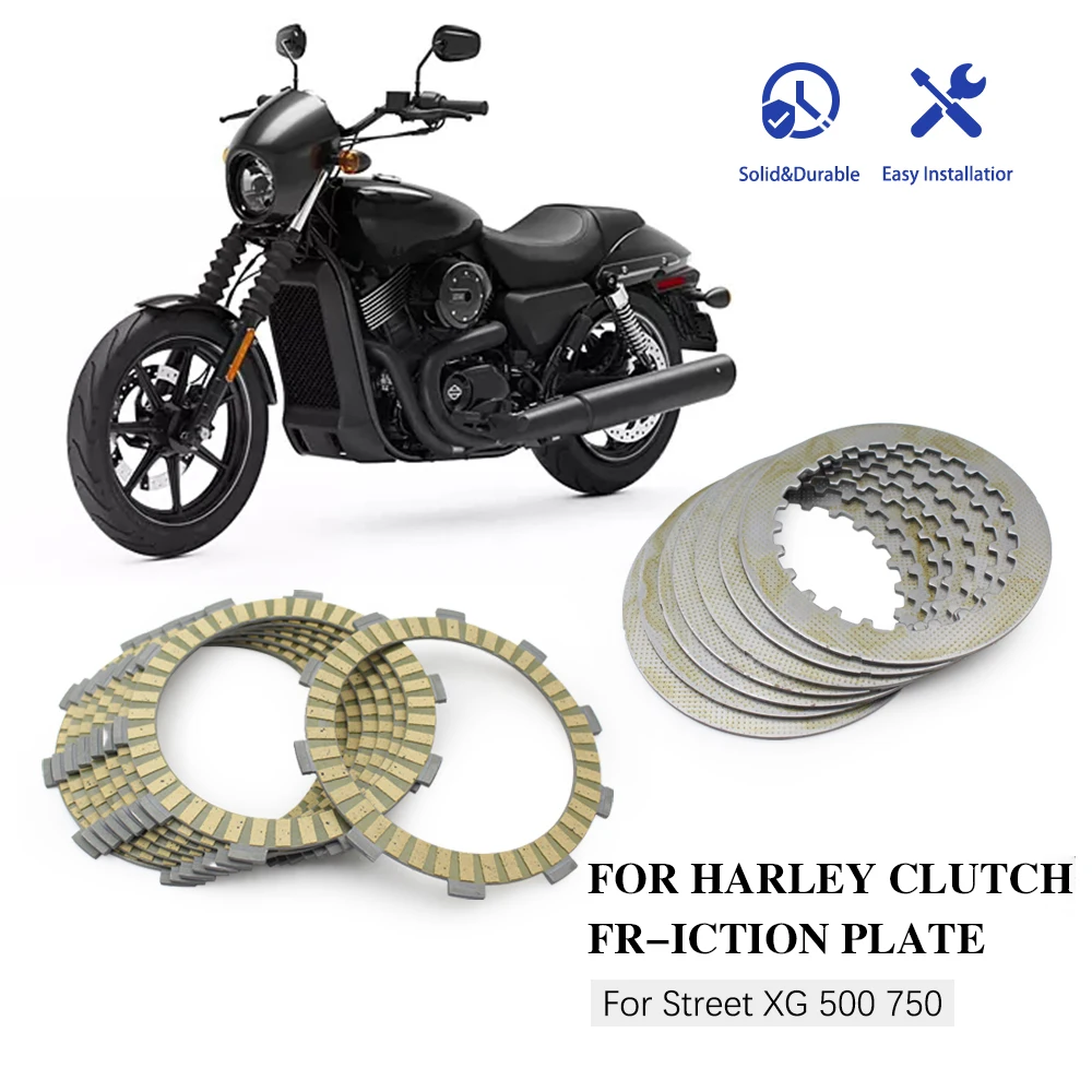 For Harley Street XG 500 750 XG500 XG750 Clutch Friction Disc Plate Kit