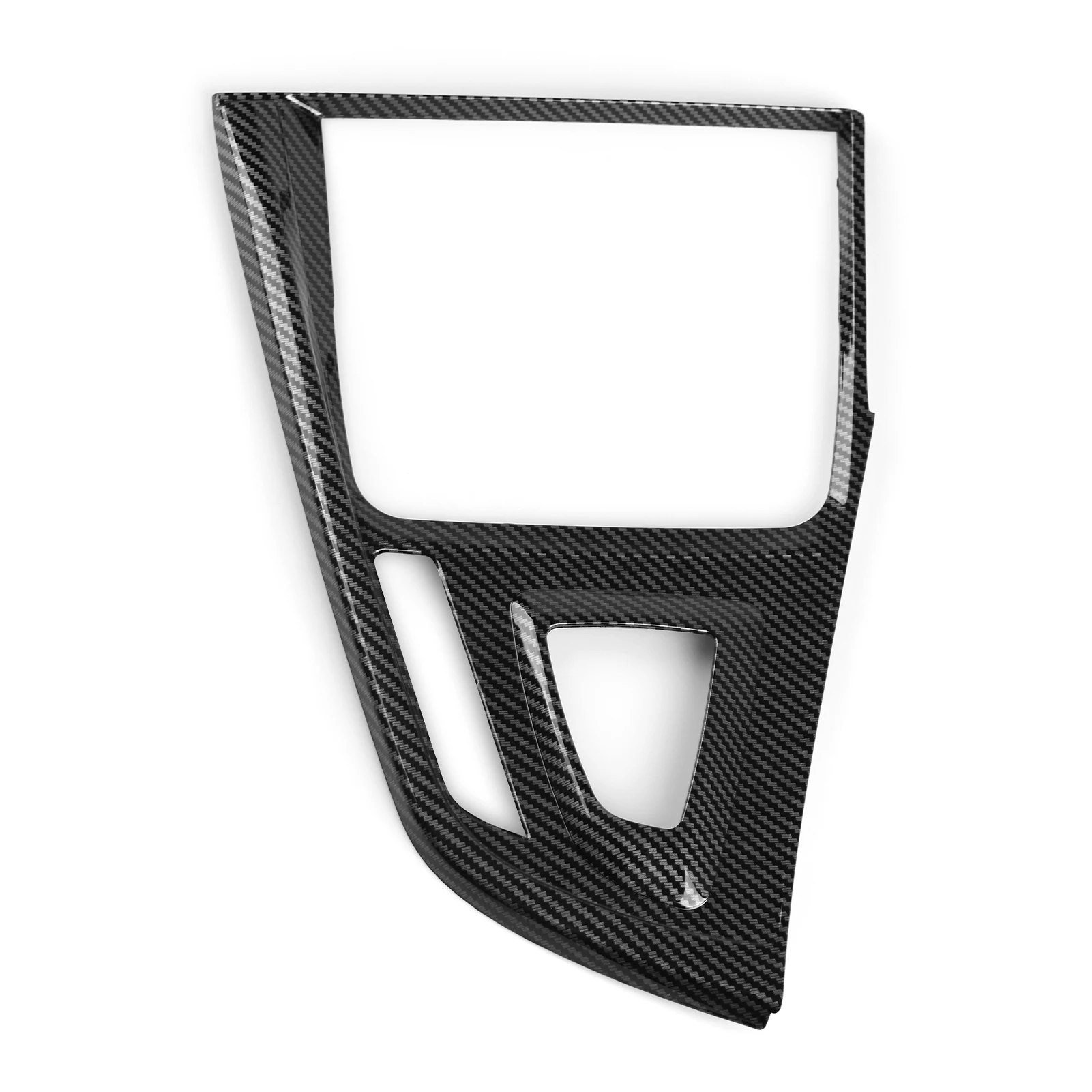 For BMW 3 4 Series F30 F31 F32 F33 F34 F36 (2012-2018) Car Center Console Gear Shift Cover Panel, Carbon Fiber ABS Trim Sticker