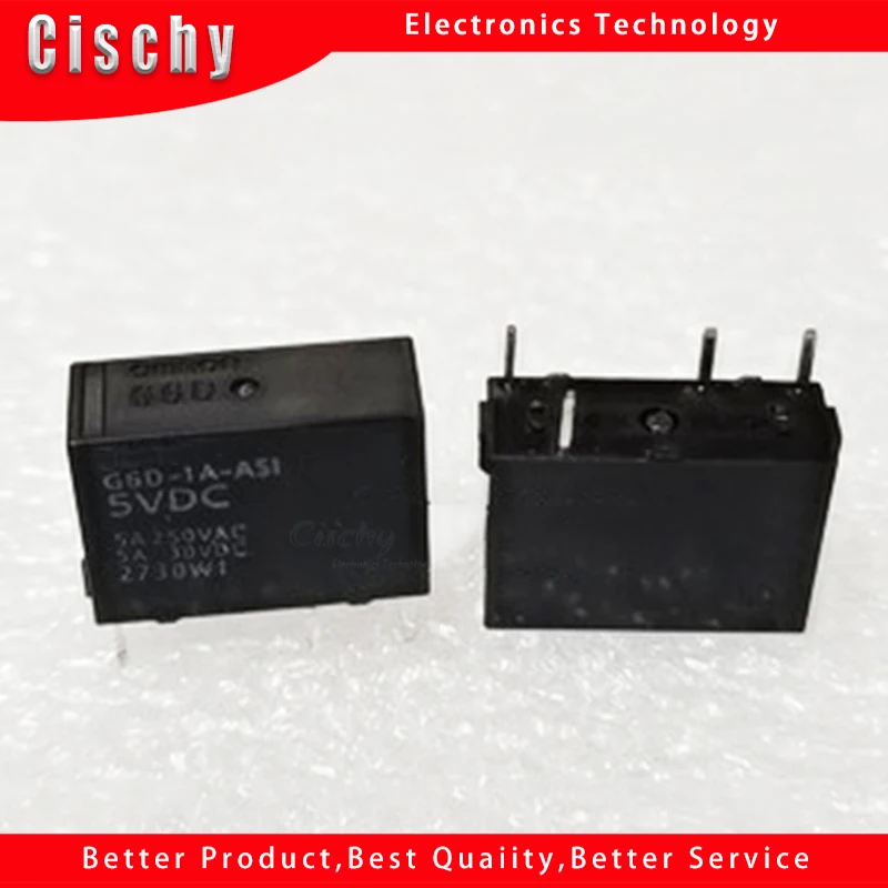 

G6D-1A-ASI 5VDC 5V 5A 4-pin DC5V