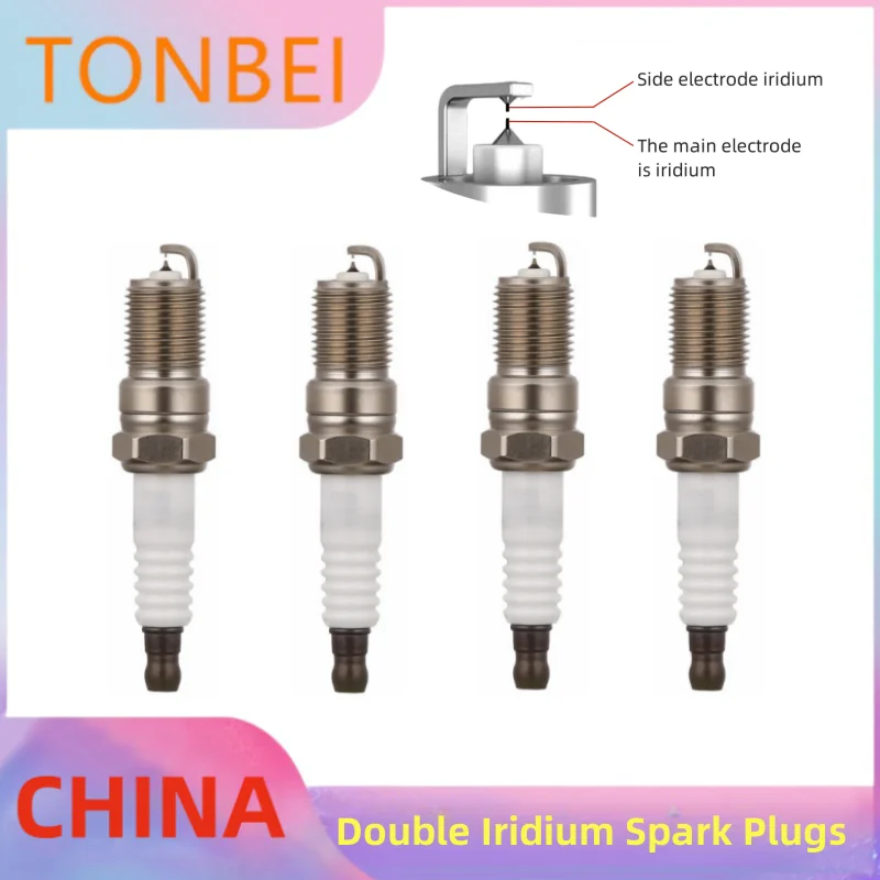 Double Iridium Spark Plug C-60 For Ford E-350 Aish/Wing Tiger Taurus Mustang Gt/Auto Parts