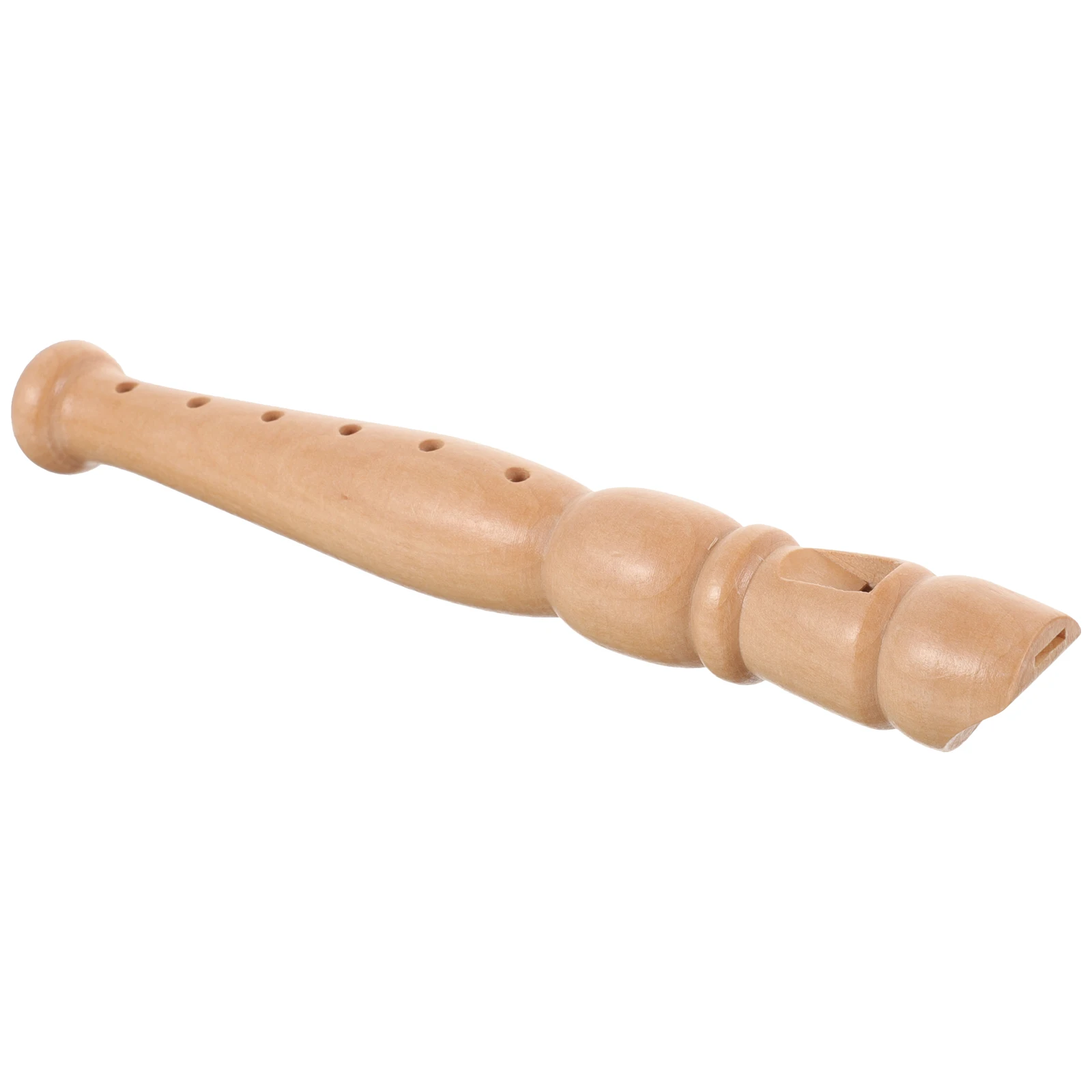 1pc Clarinetto a sei fori Flauto di legno per bambini Strumento giocattolo musicale Principiante portatile Semplice pratica del vento