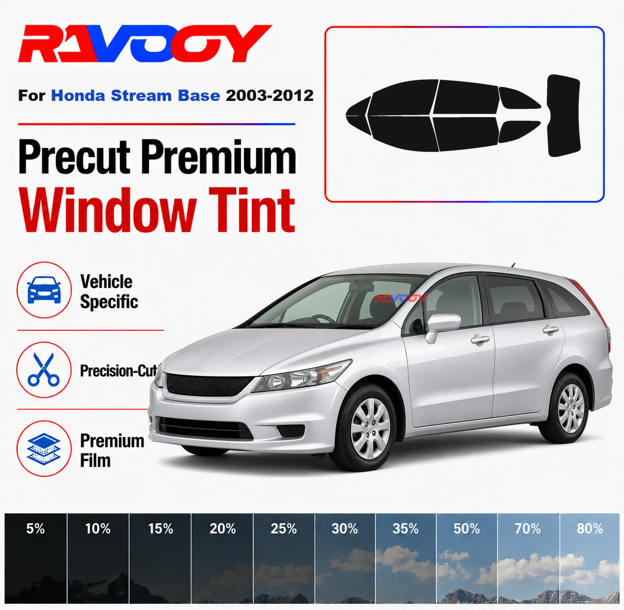 premium-precut-window-tint-kit-front-rear-windows-rear-windshield-for-honda-stream-base-2003-2012-complete-set-nano-ceramic-film