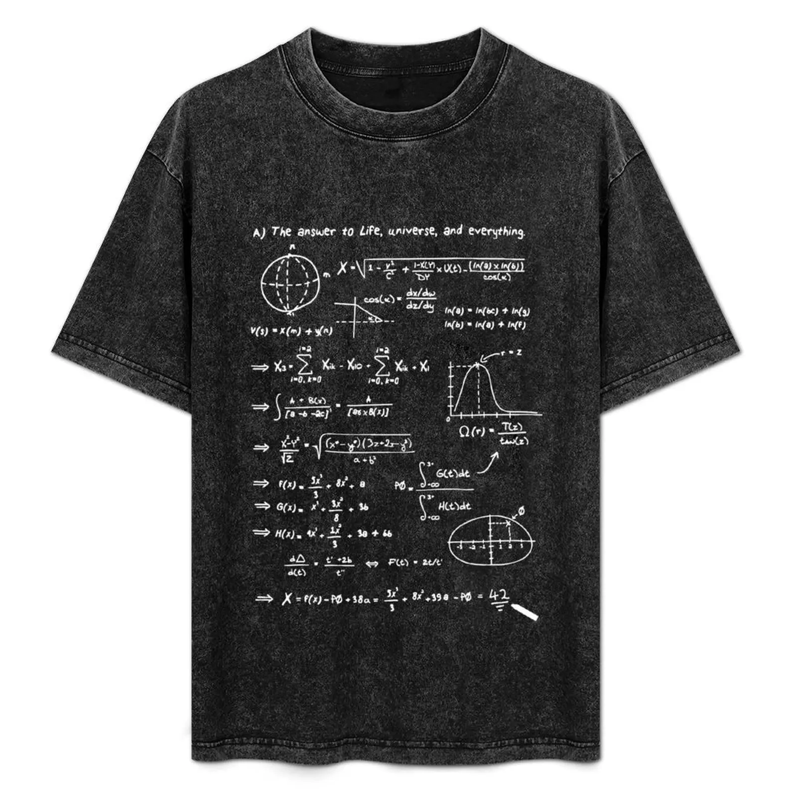 

The Hitchhikers Guide To The Galaxy T-Shirt Big Size Crew Neck T-Shirt