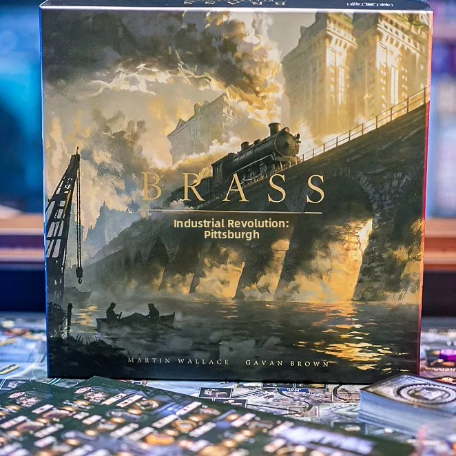 Industrial Revolution Brass Pittsburgh Board Game Birmingham Strategy German Style Tabletop Game for 4 Players Chinese Version