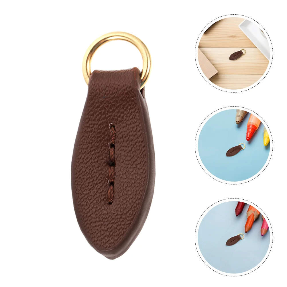 

10Pcs Unique Leaf Zipper Pulls for Bags Backpacks Suitcase Smooth Sliding Experience Purse Zipper Pull Replacement Brown