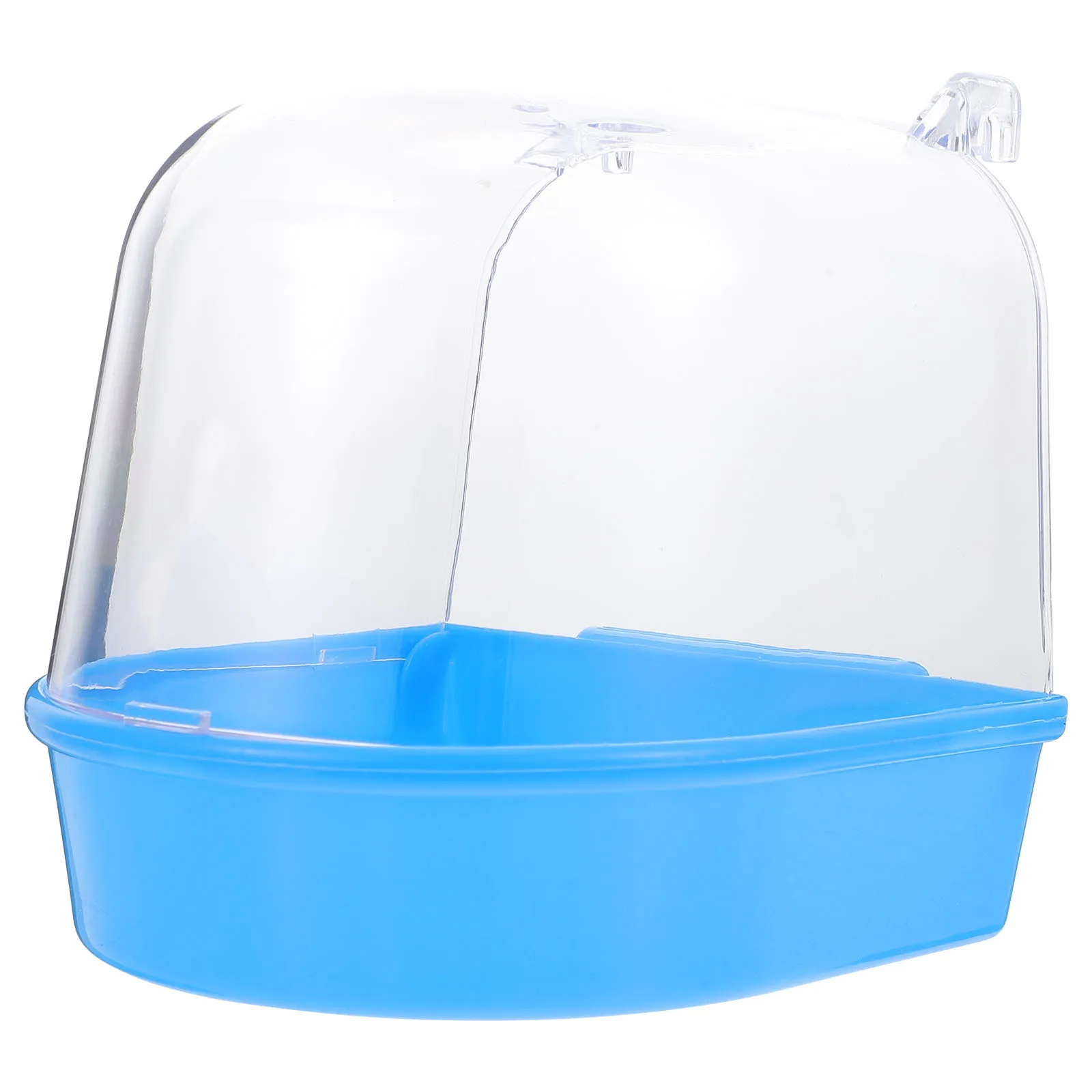 

Plastic Bird Cage For Small Birds Eco-Friendly Covered Parrot Bath Budgies Canary Bath Cage Blue Color Assorted Pet Supplies
