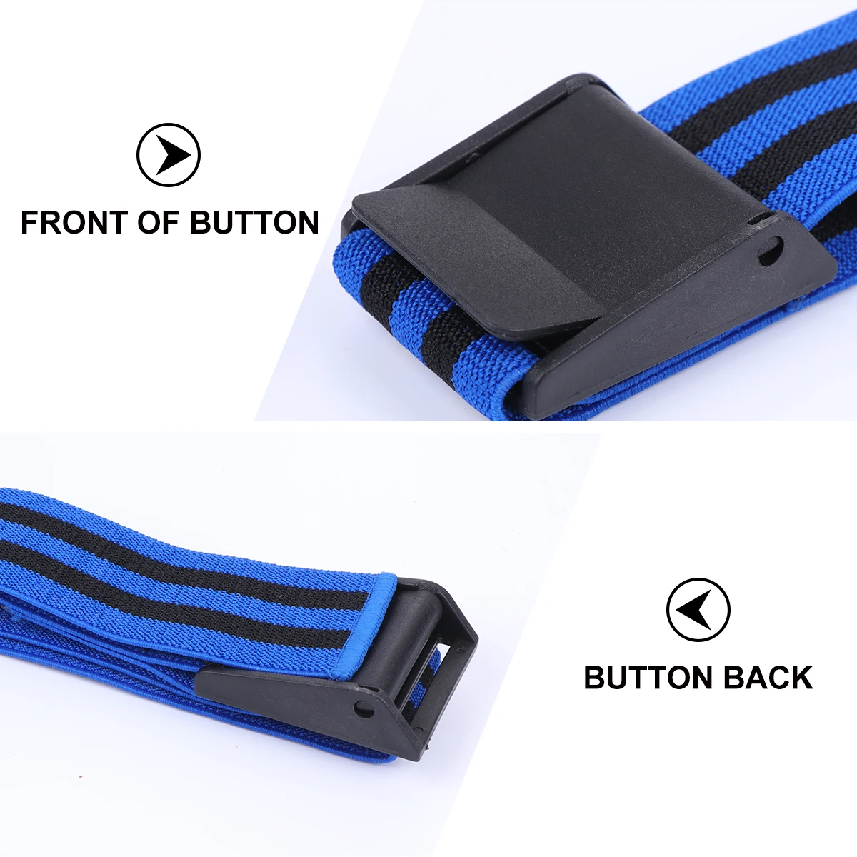 

2pcs Blood Flow Restriction Belt Arm Leg Fitness Resistance Training Belt Gym Sport Exercise