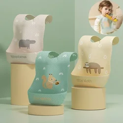 Disposable Children's Feeding Bibs Waterproof Adjustable Food Feeding Supply Soft Baby Bib Set with Food Catcher Baby Stuff 턱받이