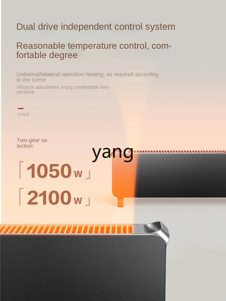 CX سخان أرضي منزلي قابل للطي تسخين توفير الطاقة جهاز تحكم عن بعد ذكي تسخين سريع سخان كهربائي #3