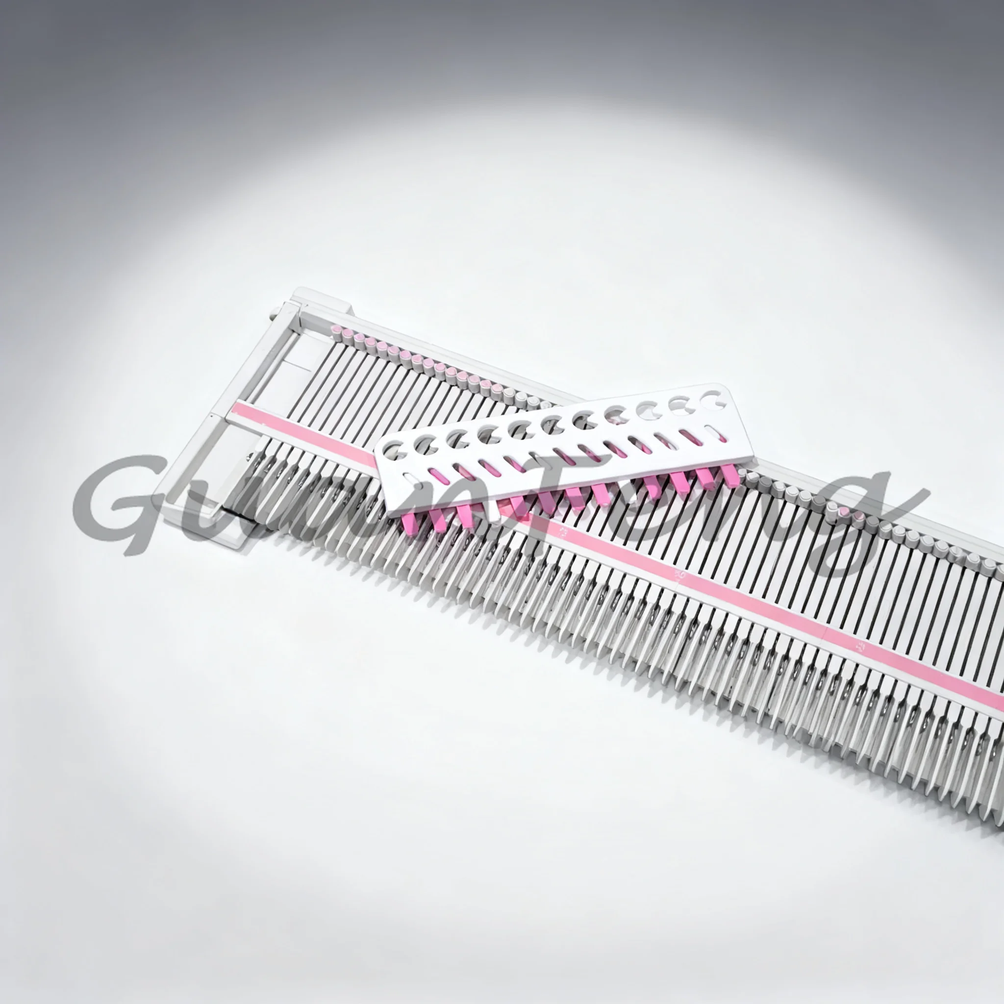 Knitting Machine Spare Parts, 3D Printed Foldable Push Needle Plate with 26 Needles