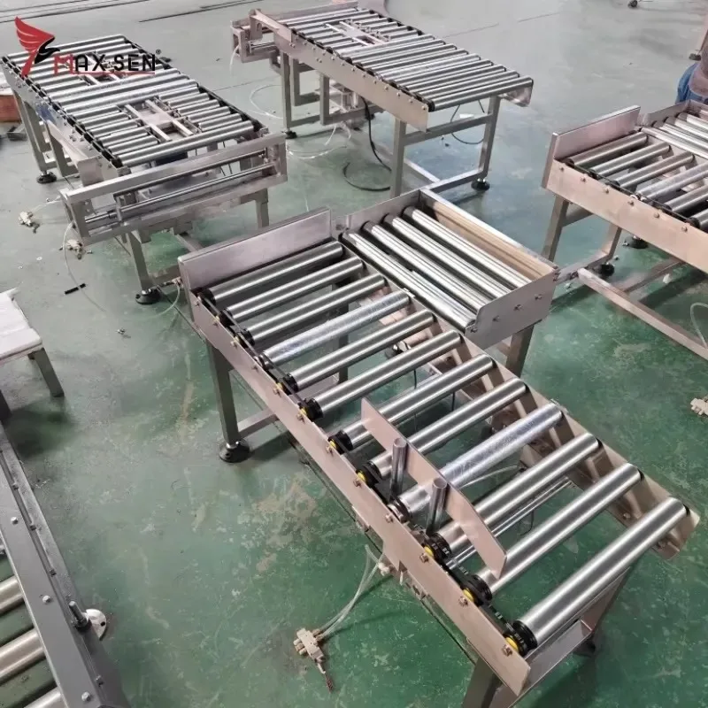 Heavy Duty Roller Conveyor Belt Industrial Logistics Rolling Conveyor System for Warehouse Machinery Repair Factory