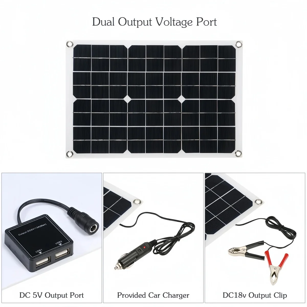 Imagem -04 - Sistema de Painel Solar 12v a 110v 220v Controlador de Carga da Bateria Kit Inversor Solar 4000w Geração Completa de Energia