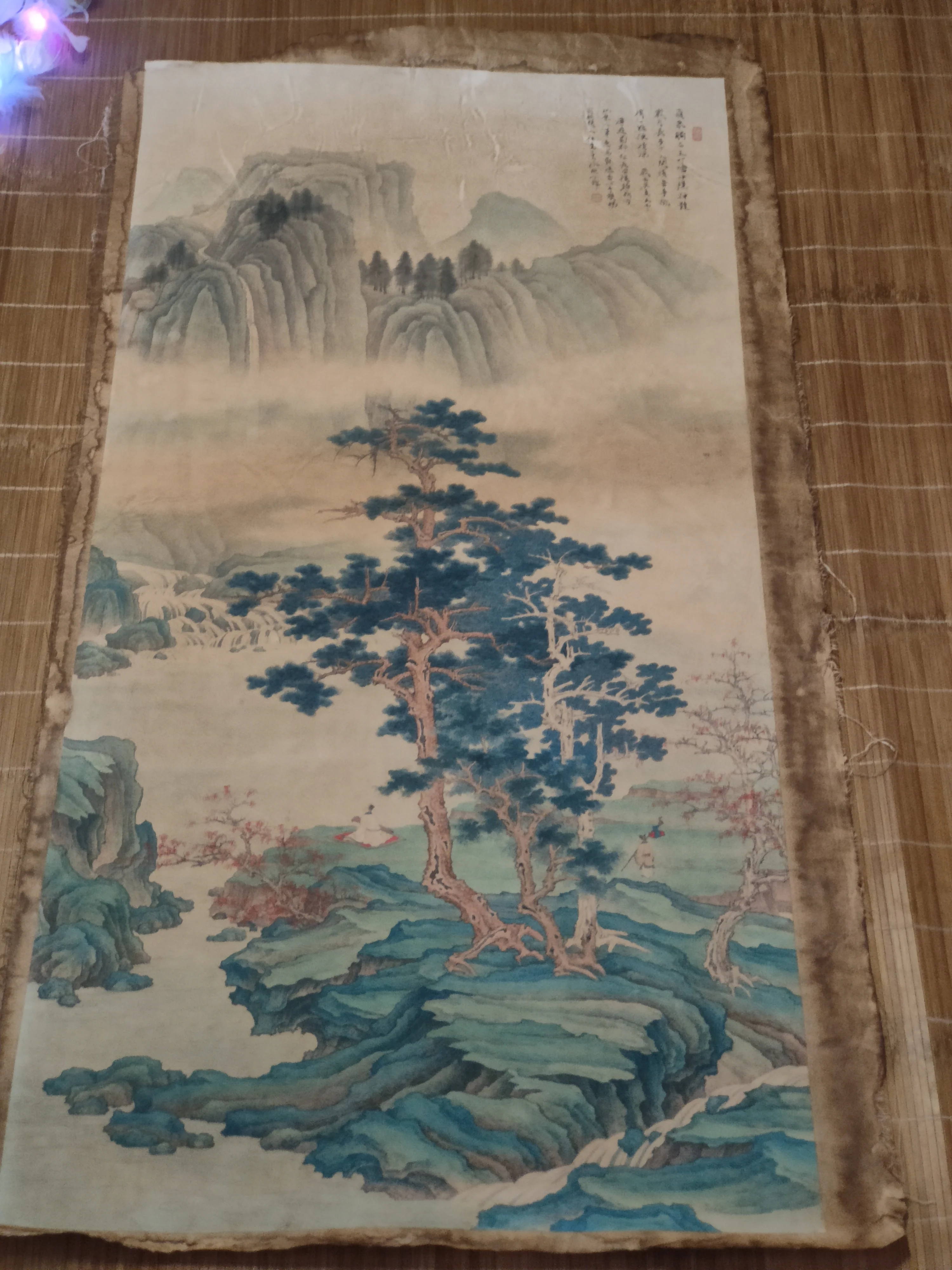 China Xuan Paper Home, Living Room, Study Room, Porch Corridor, Painting and Waterfall View.