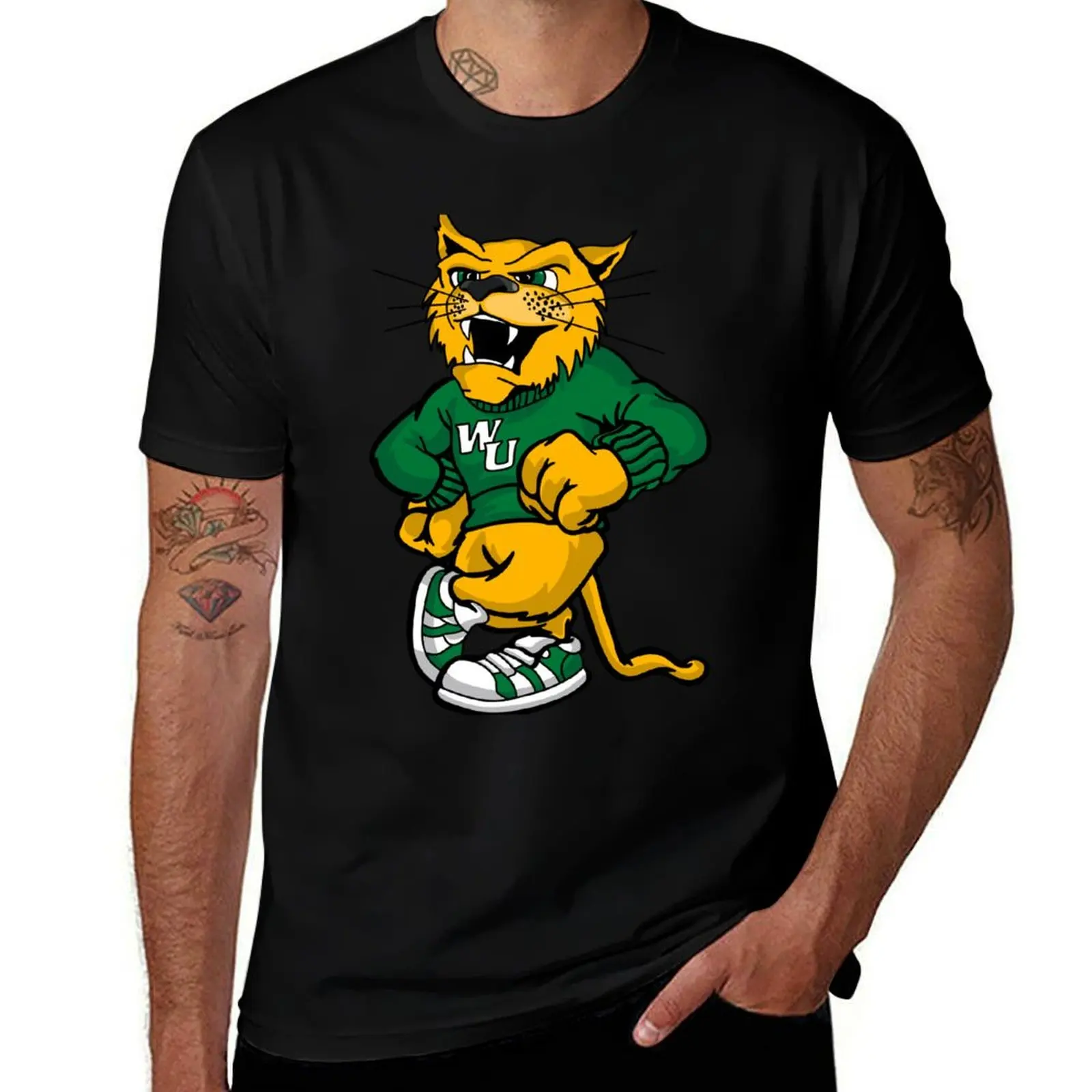 Wiley D. Wildcat (Wilmington University) (3) T-Shirt Casual Basic Street Style T-Shirt